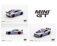 Ford Mustang Dark Horse #24 Ford Performance Racing School Mini GT 1:64 MGT01172-BL