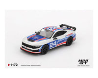 Ford Mustang Dark Horse #24 Ford Performance Racing School Mini GT 1:64 MGT01172-BL