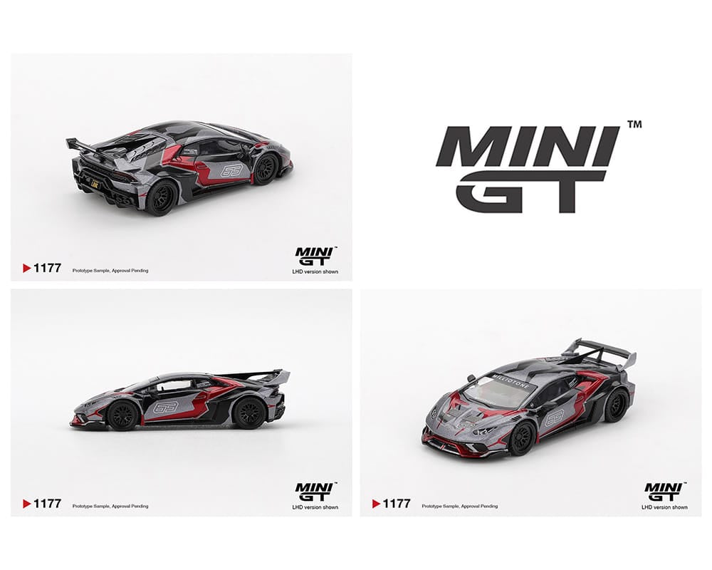 LB WORKS Lamborghini Huracán GT RONIN Grey Mini GT – Hanz Driven