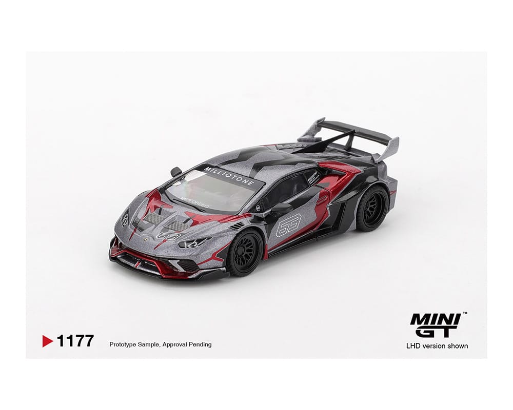 LB WORKS Lamborghini Huracán GT RONIN Grey Mini GT – Hanz Driven