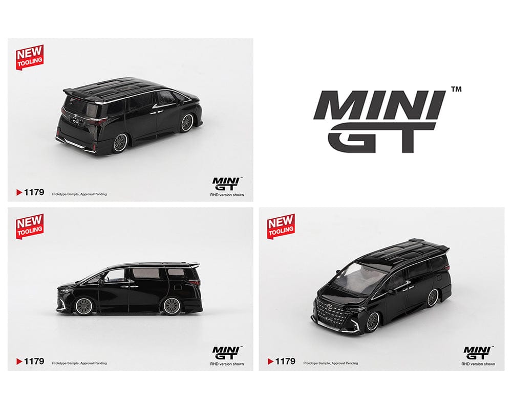 Pre-order) Toyota Alphard 40 KUHL Black Mini GT 1:64 – Hanz Driven