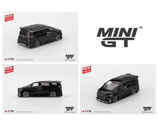 Toyota Alphard 40 KUHL Black Mini GT 1:64