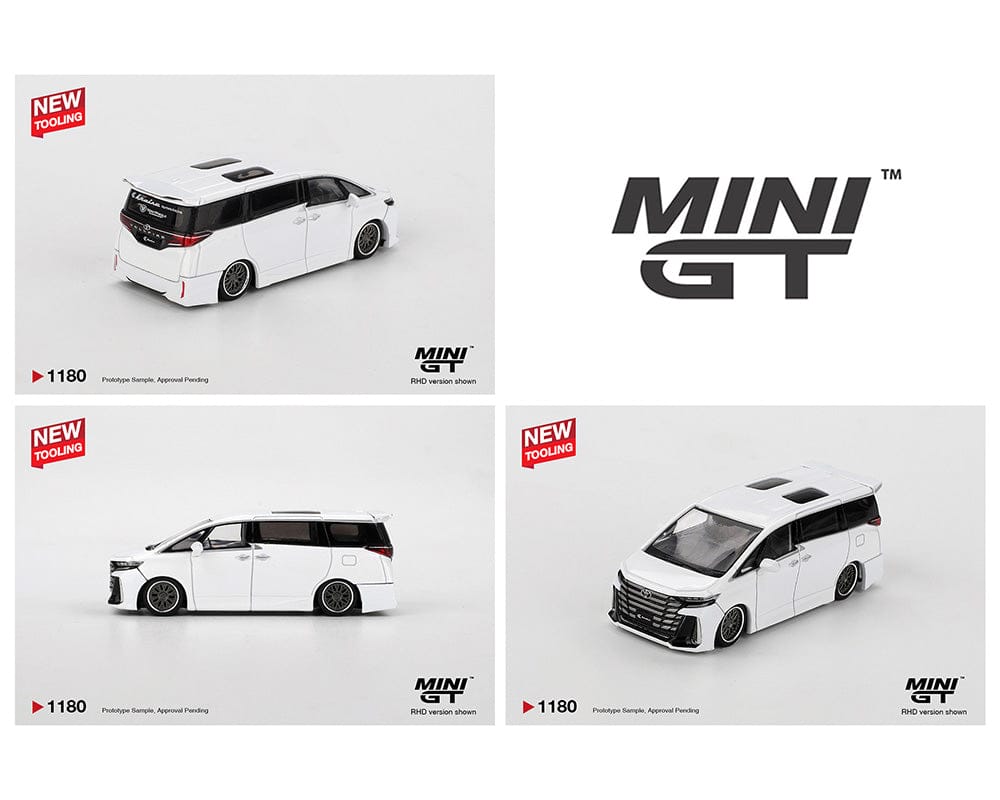 Pre-order) Toyota Alphard 40 KUHL White Mini GT 1:64 – Hanz Driven
