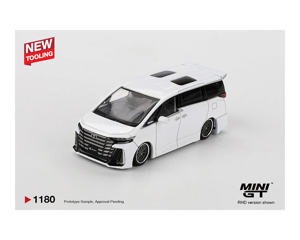 Pre-order) Toyota Alphard 40 KUHL White Mini GT 1:64 – Hanz Driven