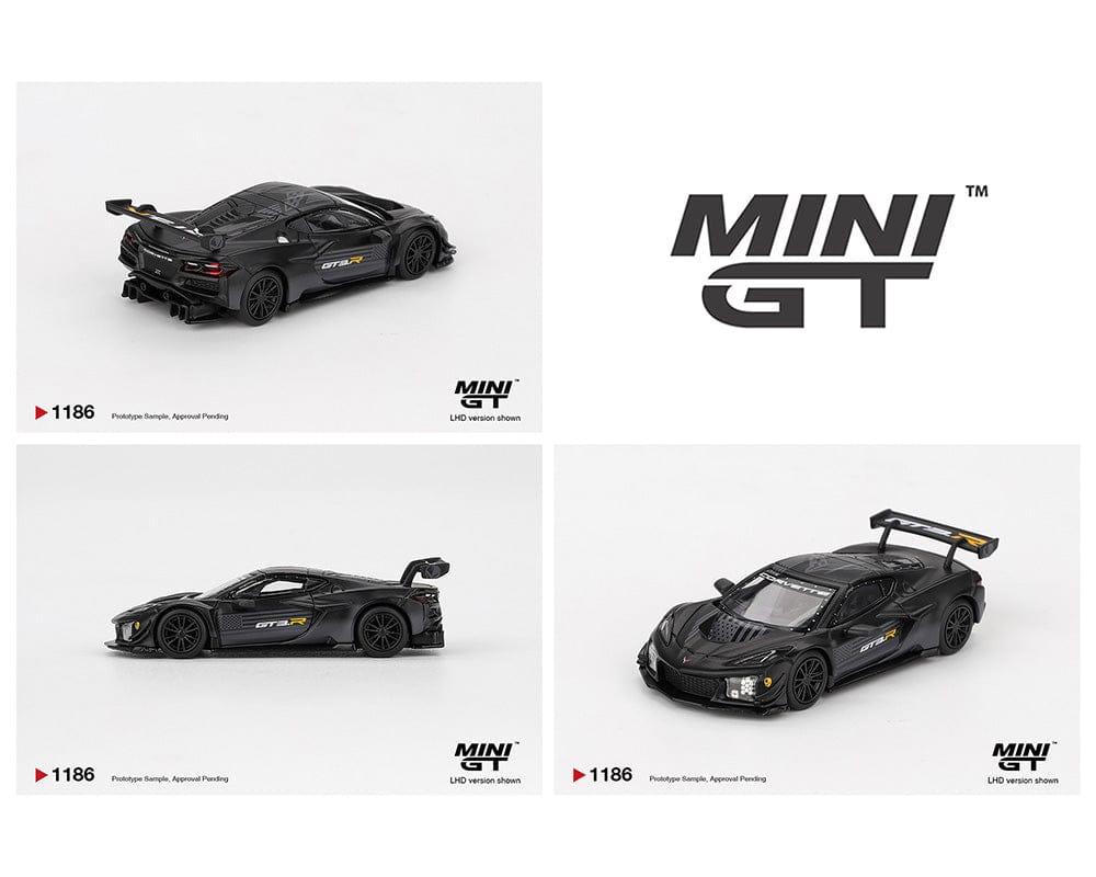 Chevrolet Corvette Z06 GT3.R Road America Test car Black Mini GT 1