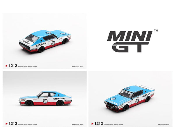 Nissan Skyline Kenmeri Liberty Walk Nissan Racing ’75 concept Mini GT 1:64