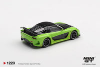 Mini GT Mazda RX-7 VeilSide Fortune7 Green 1:64 | Pre-order MGT01223-BL