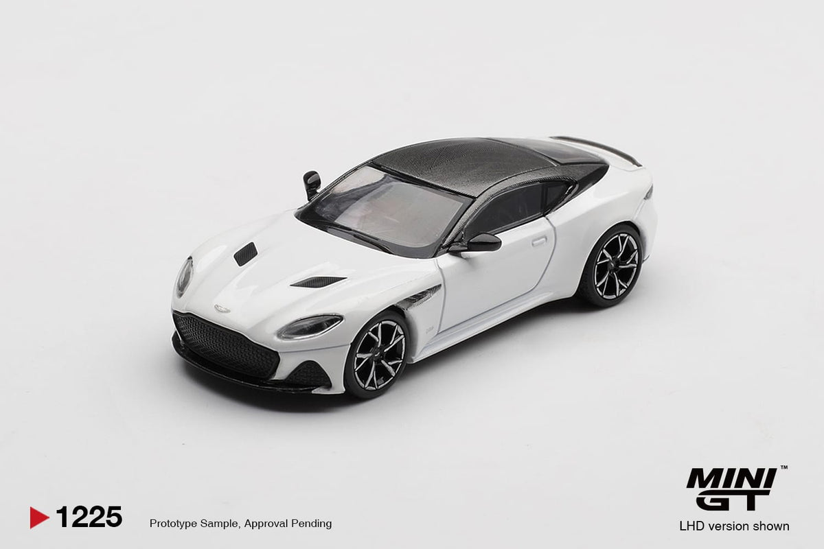 Mini GT Aston Martin DBS Stratus White 1:64 | Pre-order MGT01225-BL