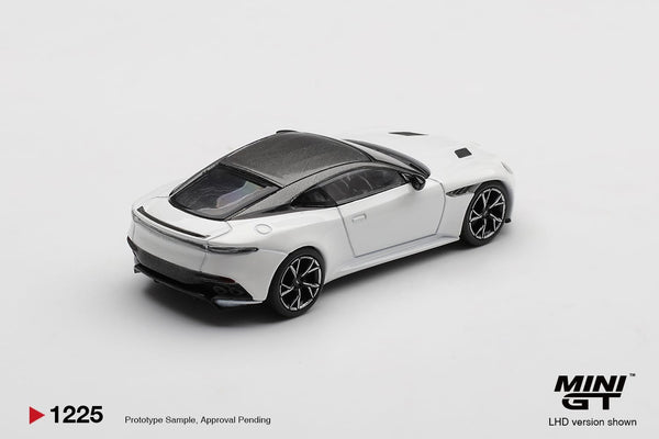 Mini GT Aston Martin DBS Stratus White 1:64 | Pre-order MGT01225-BL