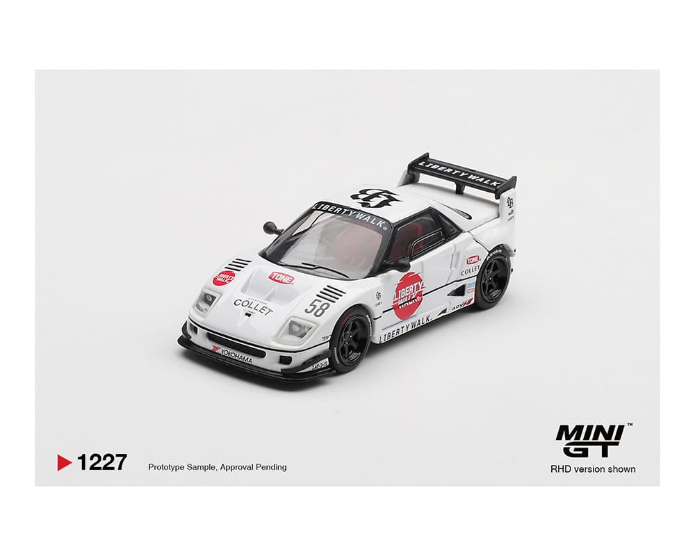 Mazda AZ1 Liberty Walk LB40 LB Hinomaru Mini GT 1/64 | Hanz Driven MGT01227-BL
