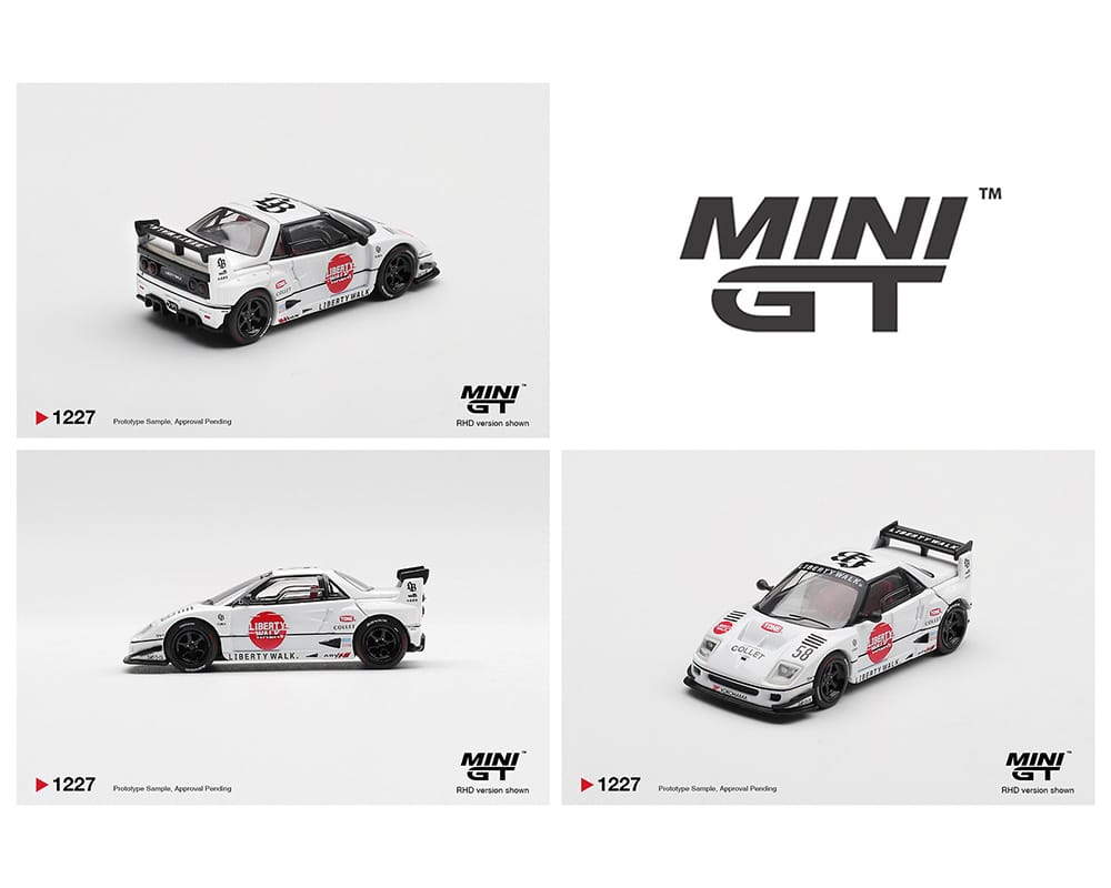 Mazda AZ1 Liberty Walk LB40 LB Hinomaru Mini GT 1/64 | Hanz Driven MGT01227-BL