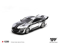 Shelby GT500 Dragon Snake Concept Chrome Silver Mini GT 1/64 MGT01230-BL