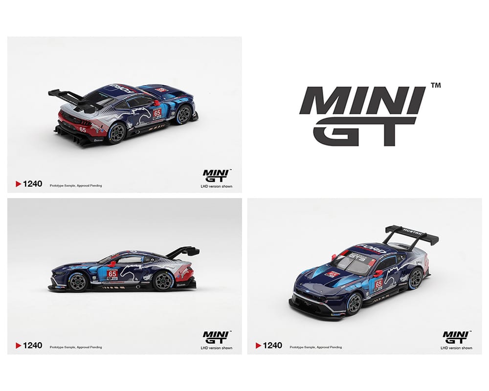 Mini GT Ford Mustang GT3 #65 Daytona 2025 Winner 1/64 MGT01240-BL