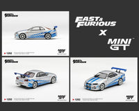 (Pre-order) Fast & Furious Nissan Skyline GT-R C-West 2 Fast 2 Furious Brian O’Conner – Limited Edition Mini GT 1:64 MGT01252-BL