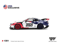 (Pre-order) Ford Mustang GTD  America 250 USA Exclusive Limited Edition Mini GT MGT01301-BL