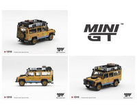 Mini GT Defender 110 Camel Trophy 1998 CT.36 Romania 1/64 MGT01310-BL