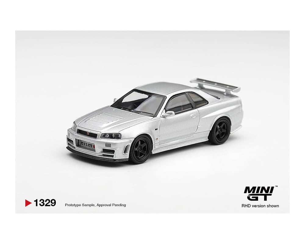 ミニカー IG Nismo R34 GT-R R-tune Launch Ver.TAS PRE-ORDER) Nissan NISMO R34GT-R Z-tune Z-Tune Silver Limited