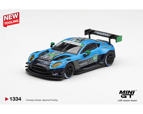 Aston Martin Vantage GT3 Evo #44 Magnus Racing 2025 IMSA Daytona 24 Hrs Limited Edition Mini GT 1:64