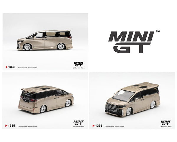 Toyota Vellfire 40 KUHL Gold Metallic Limited Edition Mini GT 1:64