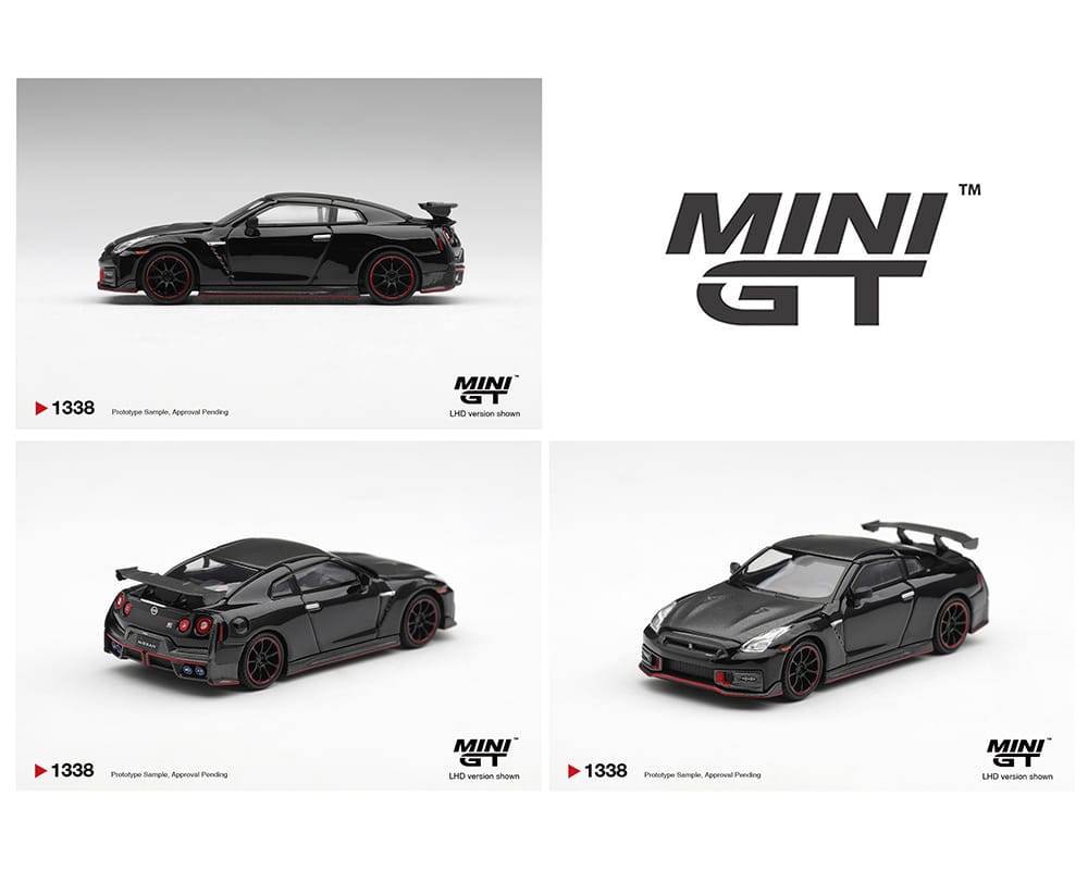 Nissan GTR Nismo 2024 Black Mini GT 1/64 – Hanz Driven