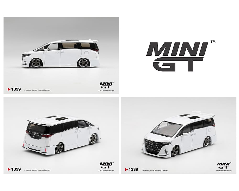 Toyota Alphard 40 KUHL White Mini GT 1/64 MGT01339-BL