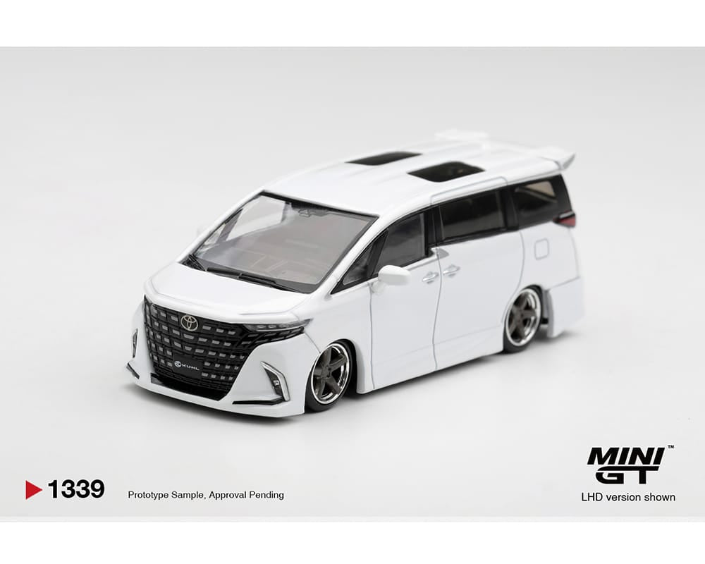 Toyota Alphard 40 KUHL White Mini GT 1/64 MGT01339-BL