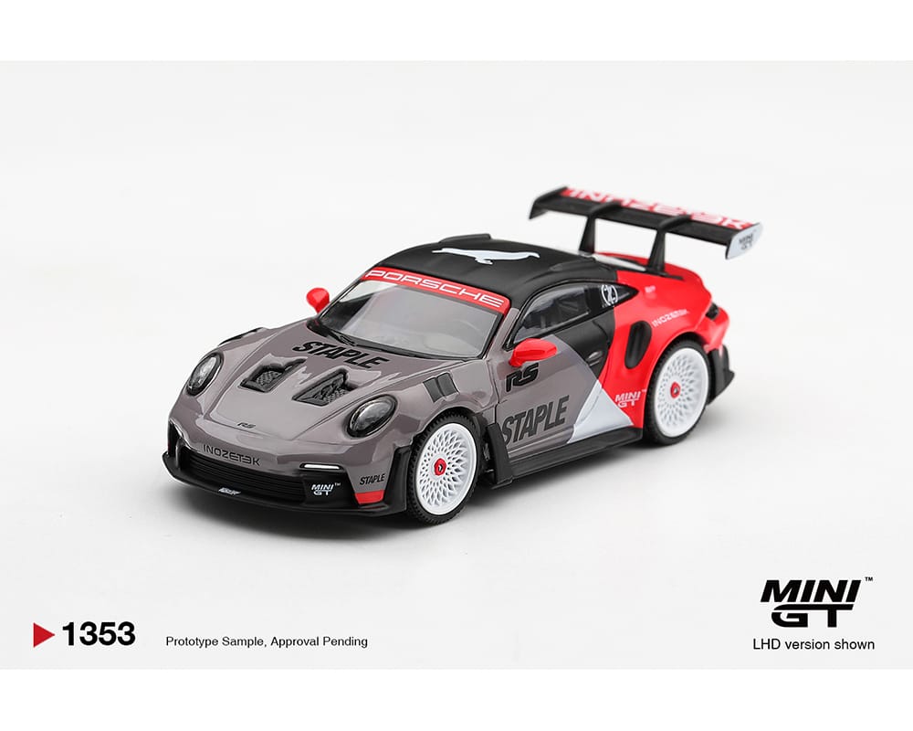 Porsche 911 GT3 RS STAPLE x INOZETEK 1/64 | Mini GT MGT01353-BL