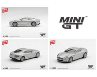 Aston Martin DBS 2008 Lightning Silver Mini GT 1/64 MGT01360-BL