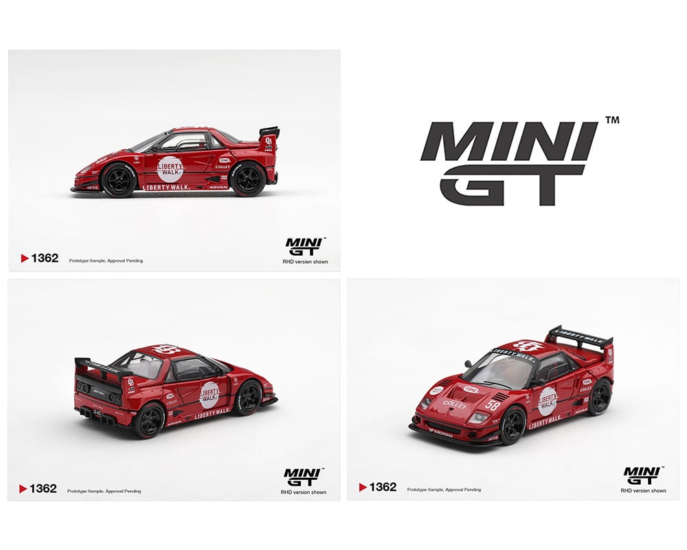 Mazda AZ1 Liberty Walk LB40 LB Hinomaru Red Mini GT 1/64 – Hanz Driven