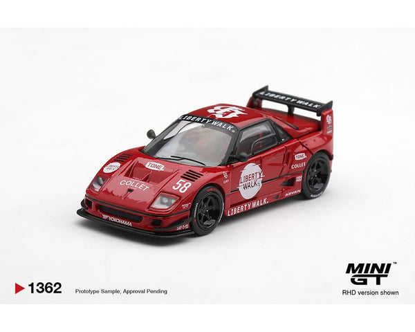 Mazda AZ1 Liberty Walk LB40 LB Hinomaru Red Mini GT 1/64 – Hanz Driven