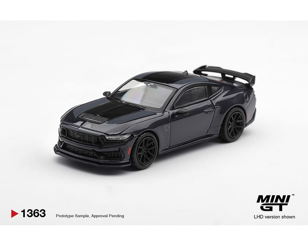 Ford Mustang Dark Horse Blue Ember Mini GT 1/64 MGT01363-BL