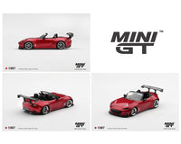Mazda Miata MX5 ND Pandem Kodo Red Limited Mini GT 1/64 | Hanz Driven MGT01367-BL