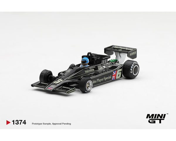 Lotus 78 #6 Ronnie Peterson 1978 S. African GP Winner Mini GT 1/64 MGT01374-BL