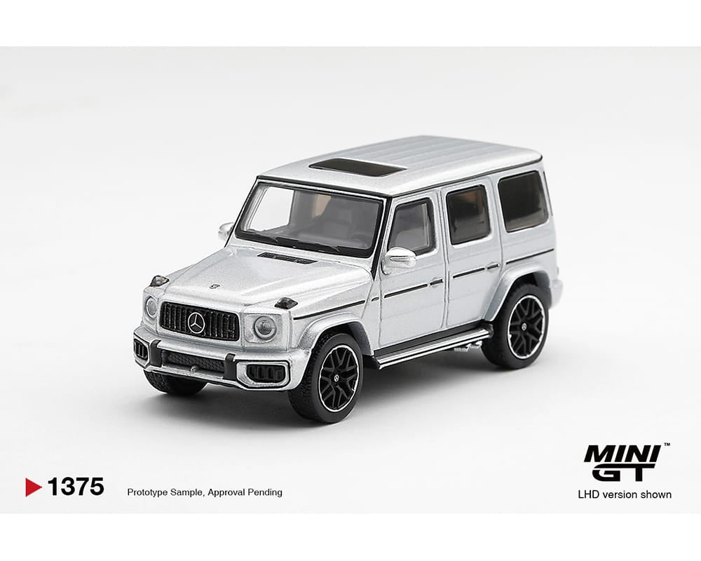 Mercedes AMG G 63 Silver Metallic Mini GT 1/64 MGT01375-BL