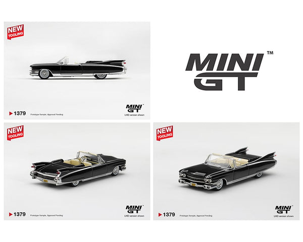 1959 Cadillac Eldorado Biarritz Black Mini GT 1/64 | Hanz Driven
