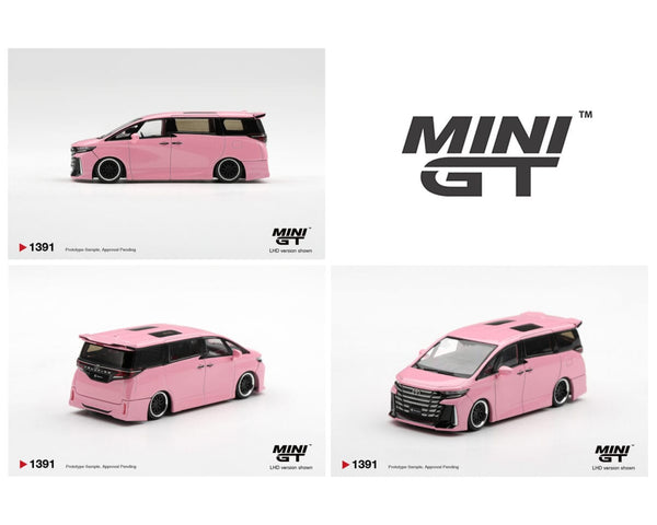 Toyota Vellfire 40 KUHL Metallic Pink Mini GT 1/64 | Hanz Driven MGT01391-BL