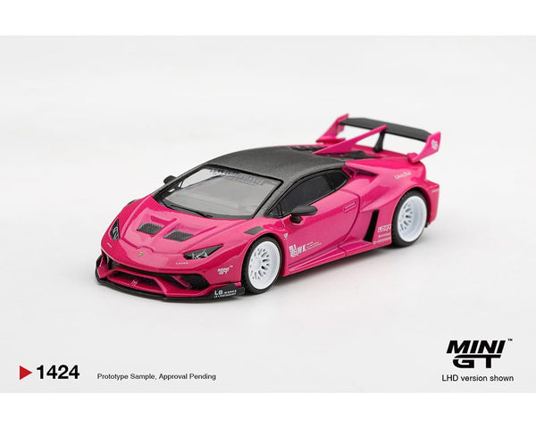 Mini GT LB★WORKS Huracán GT Ruby Purple 1/64 | Hanz Driven MGT01424-BL