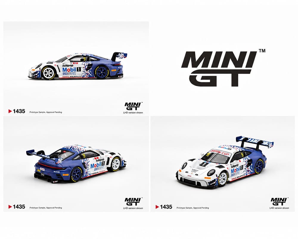 Mini GT Porsche 992 #9 Bingo Racing 1/64 | Hanz Driven MGT01435-BL