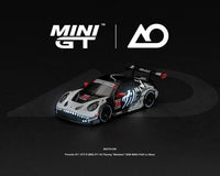 Mini GT Skeleton Rexy Porsche 911 GT3 R | Preorder MGT01436-BL