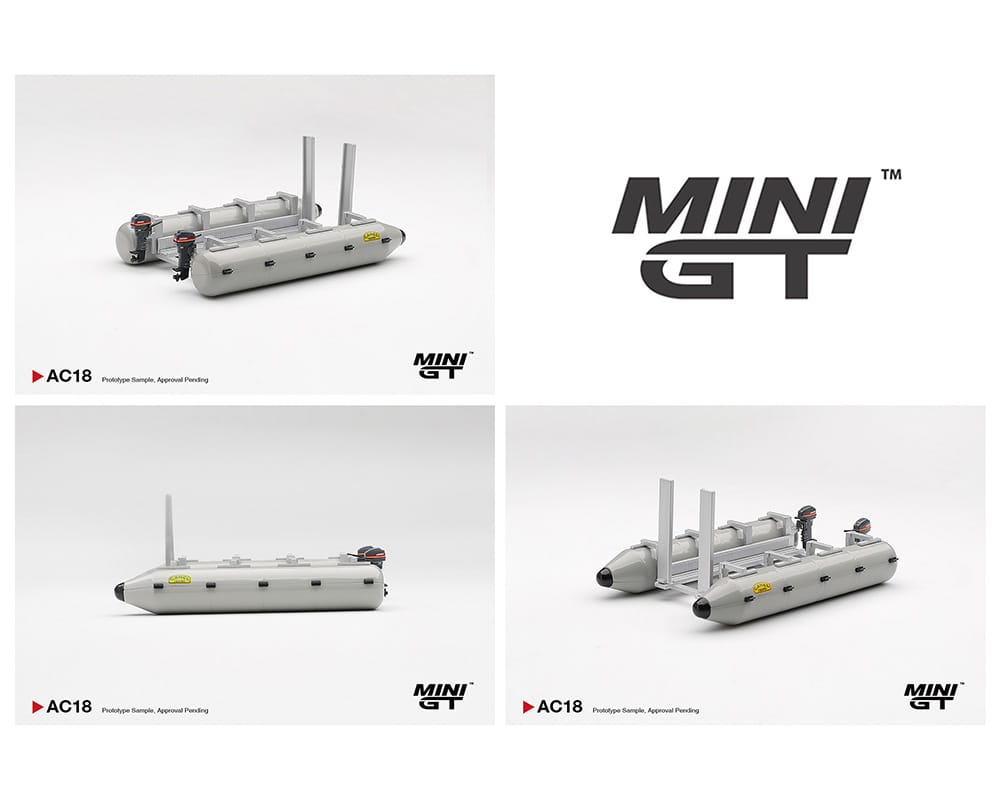 Camel Trophy Pontoon Raft Mini GT 1/64 MGTAC18