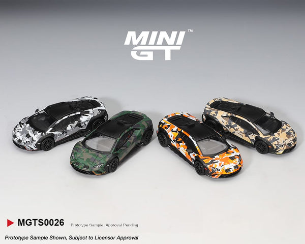 Lamborghini Huracán Sterrato All Terrain Set of 4 Mini GT 1/64 MGTS0026