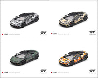 Lamborghini Huracán Sterrato All Terrain Set of 4 Mini GT 1/64 MGTS0026
