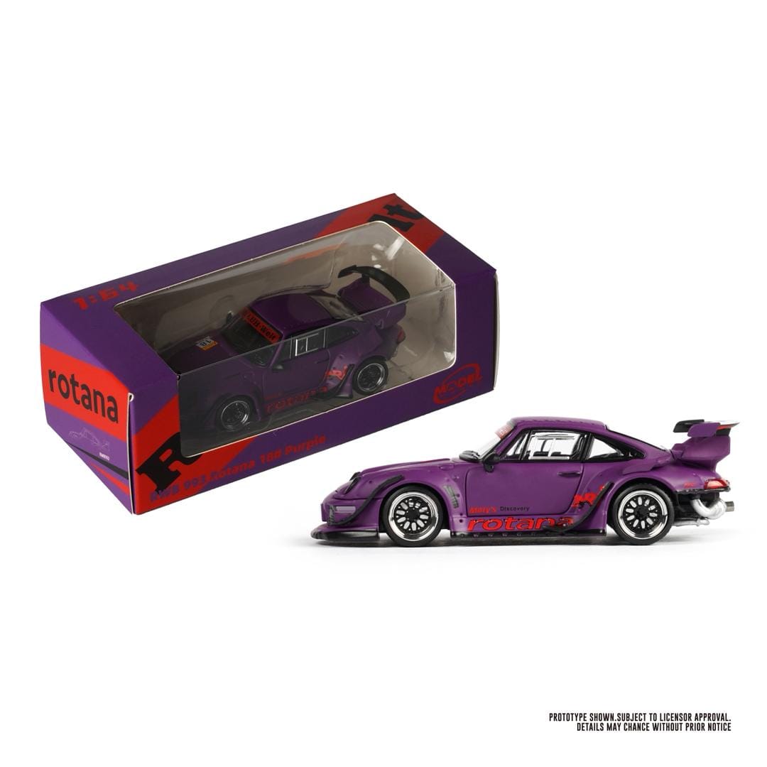 Porsche RWB 993 Rotana #18 MODELMODEL 1/64 scale