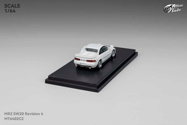  MR-2 SW20 Revision 4 Ver.2 - Custom- White - Microturbo - 1/64