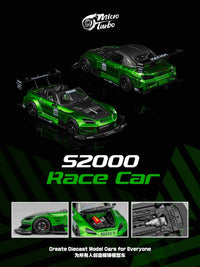 Custom Honda S2000 Metallic Green Micro Turbo 1/64 scale MT6408A9