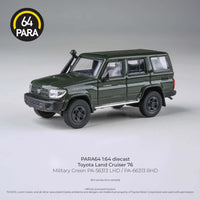 2014 Toyota Landcruiser LC76 Military Green LHD Para64 1:64 scale PA-56313