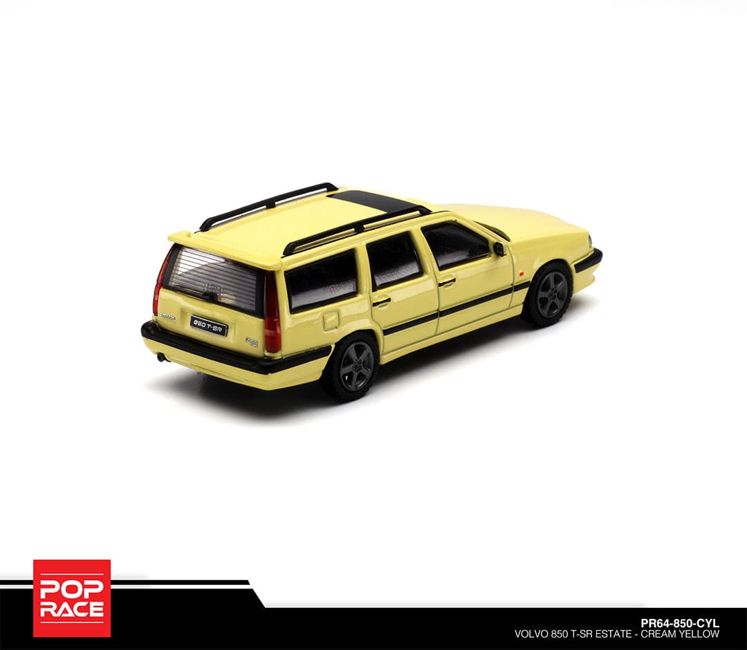 Volvo 850 T-5R Cream Yellow Pop Race 1/64 scale – Hanz Driven