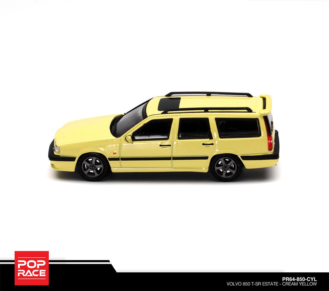 【hpi-racing】Volvo 850 T-5R Estate (イエロー) Volvo 850 T-5R Cream Yellow Pop Race 1/64 scale – Hanz Driven