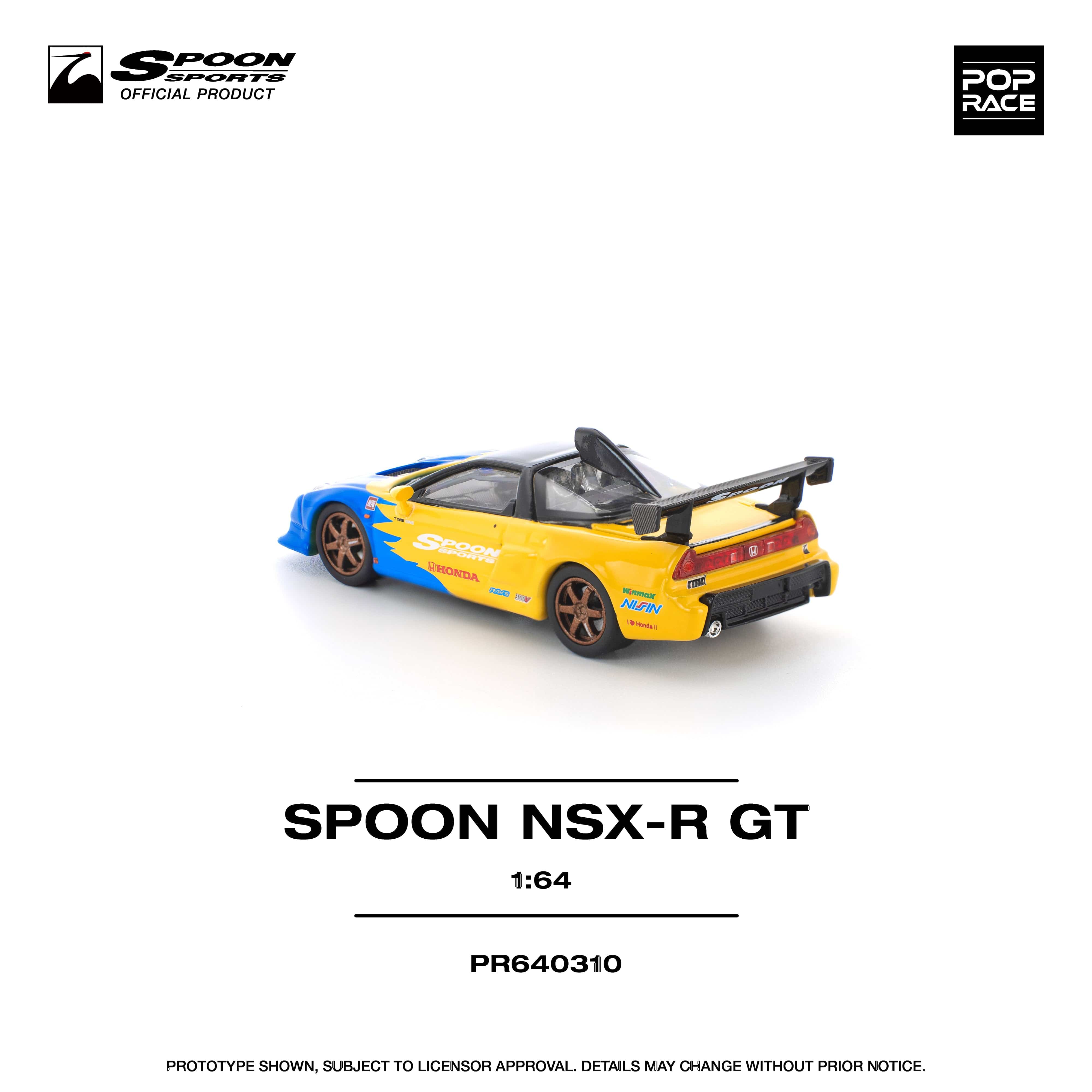 Honda NSX Spoon R GT Pop Race 1/64 scale – Hanz Driven