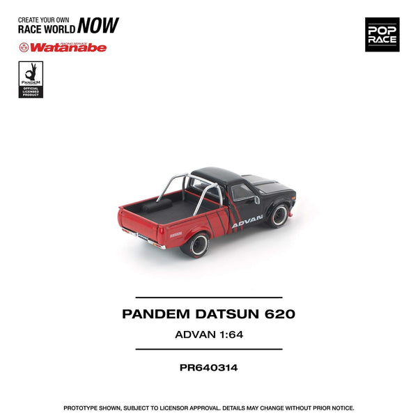 (Pre-order) Pick-up truck Datsun 620 Advan 1/64 scale Pop Race